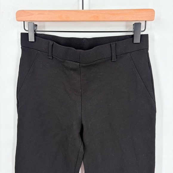 Quince Ultra Stretch Ponte Knit Bootcut Pants Black Small - Picture 7 of 10